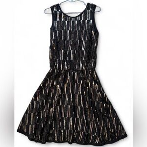 Anna-Kaci Black Sequin Party Cocktail Dress size S